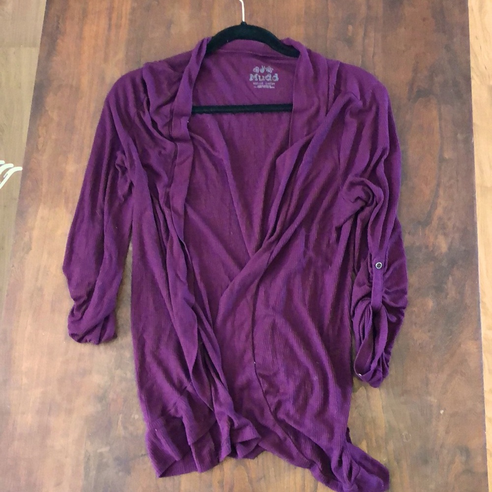 Purple Cardigan